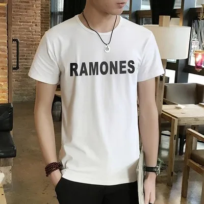 

Summer men's short-sleeved t-shirt round neck Korean version of the bottoming shirt men's body shirt tight half-sleeve men's tid