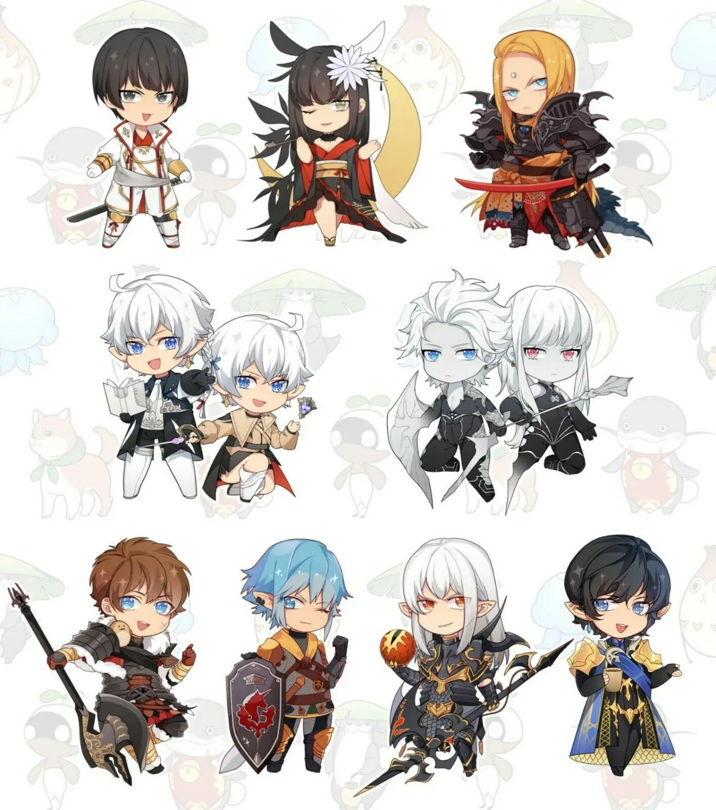 Finall Fantasy XIV FF14 Haurchefant Greystone Брелок Кошелек сумка брелок ремешок акрил креативный подарок Мода милый прекрасный