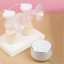 Double pompe à lait électrique bilatérale, grande aspiration de lait automatique post partum, appareil pour bébé, accessoire simple