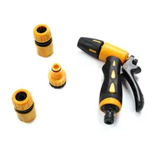 Автомойка водяной пистолет набор 4 шт. набор водяных соплов спрей для мытья автомобиля для домашних животных Душ садовый инструмент для полива набор