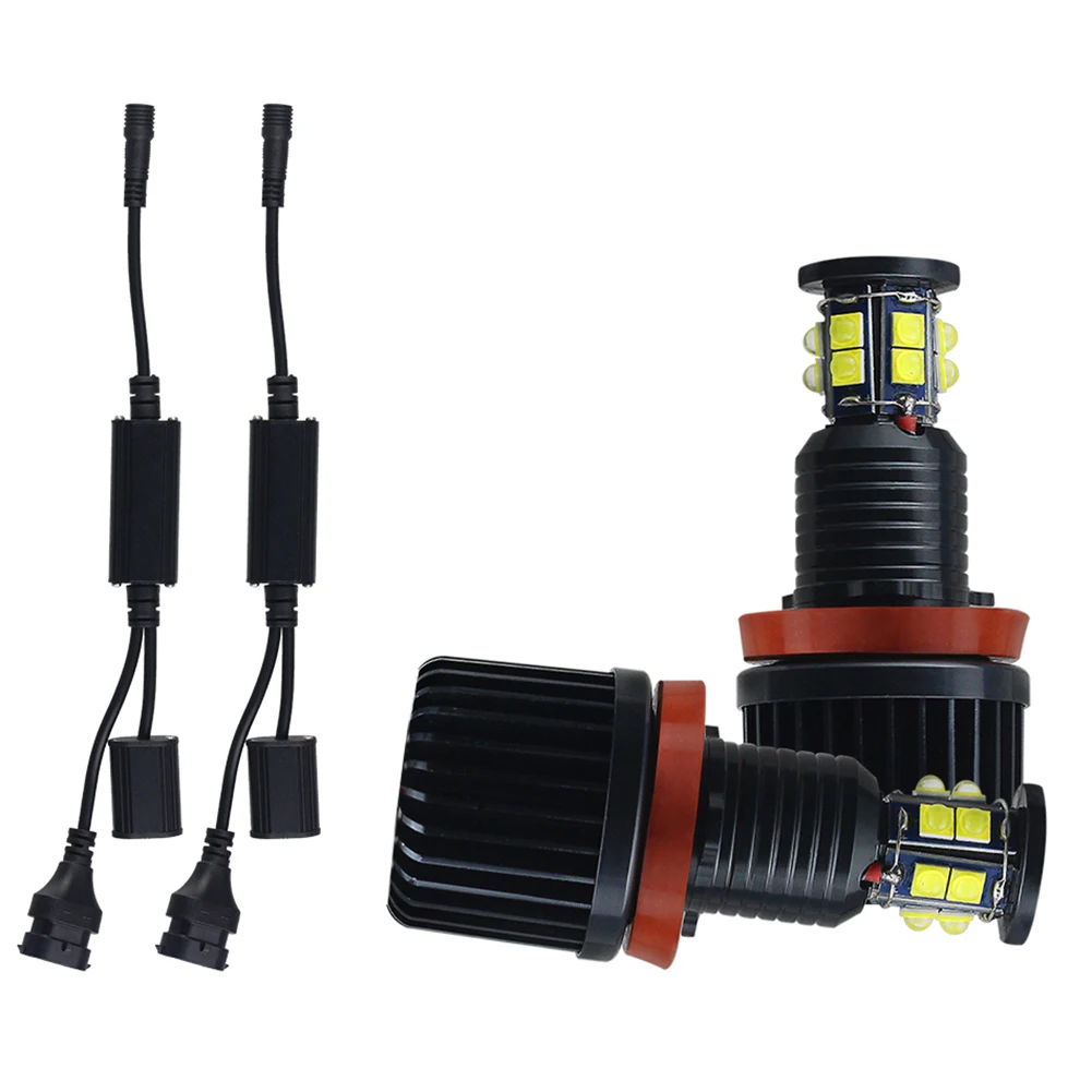 Farol de Led Olhos de Anjo 6500k para Bmw Automotivo Halo Anel Lâmpada E92 E93 E63 Lâmpadas E70 Acessórios Automotivos Interior h8 120w 11 Cheap Lâmpadas do farol do carro (LED)