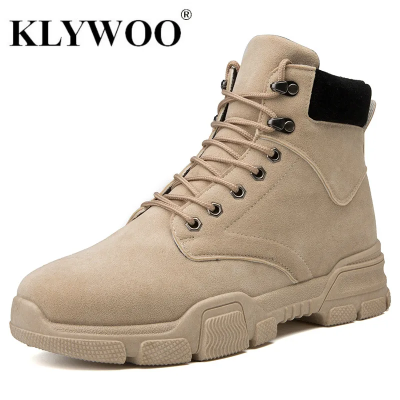 

Men's Winter Shoes Fashion Outdoor Comfortable Wear-resisting Shoes Warm Working Casual Snow Boots Shoes for Men KLYWOO