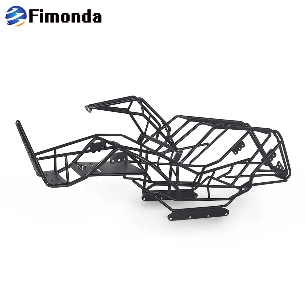 Металлический корпус роликовая клетка полная труба рамка для 1/10 RC комплект автомобильных принадлежностей для передней и задней оси Рейфа грузовика 90018 90020 90031 обновленные части