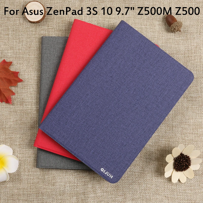 

Flip Case For Zenpad 3 S 10 9.7" Cover Tablet Case Funda for Asus ZenPad 3S 10 9.7'' Z500M Z500 Full Protective Pouch Bags