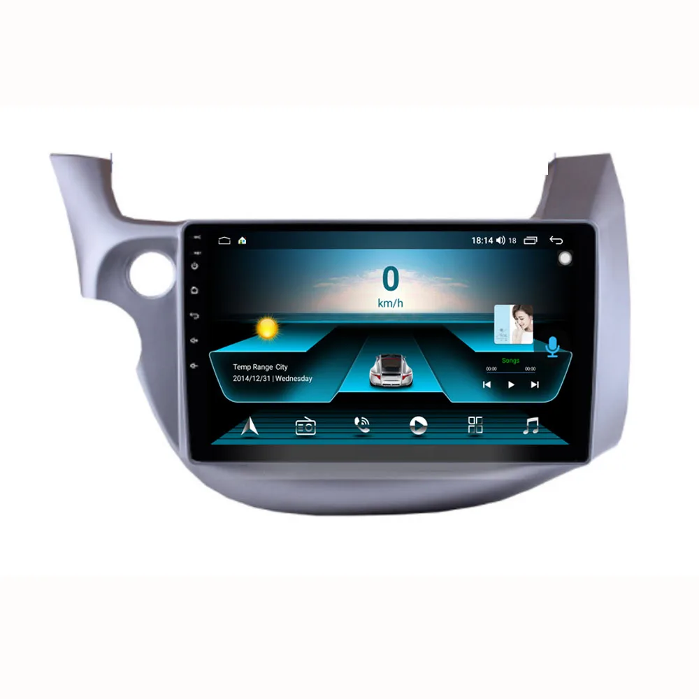Мультимедийный проигрыватель для HONDA FIT JAZZ 2008 2009 2010 2011 2012 2013 Android 10 1 GPS