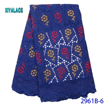 

African Lace Fabric Latest High Quality 2019 Lace Embroidery French Lace Fabric Bridal Lace For Nigerian Party Dress YA2961B-6