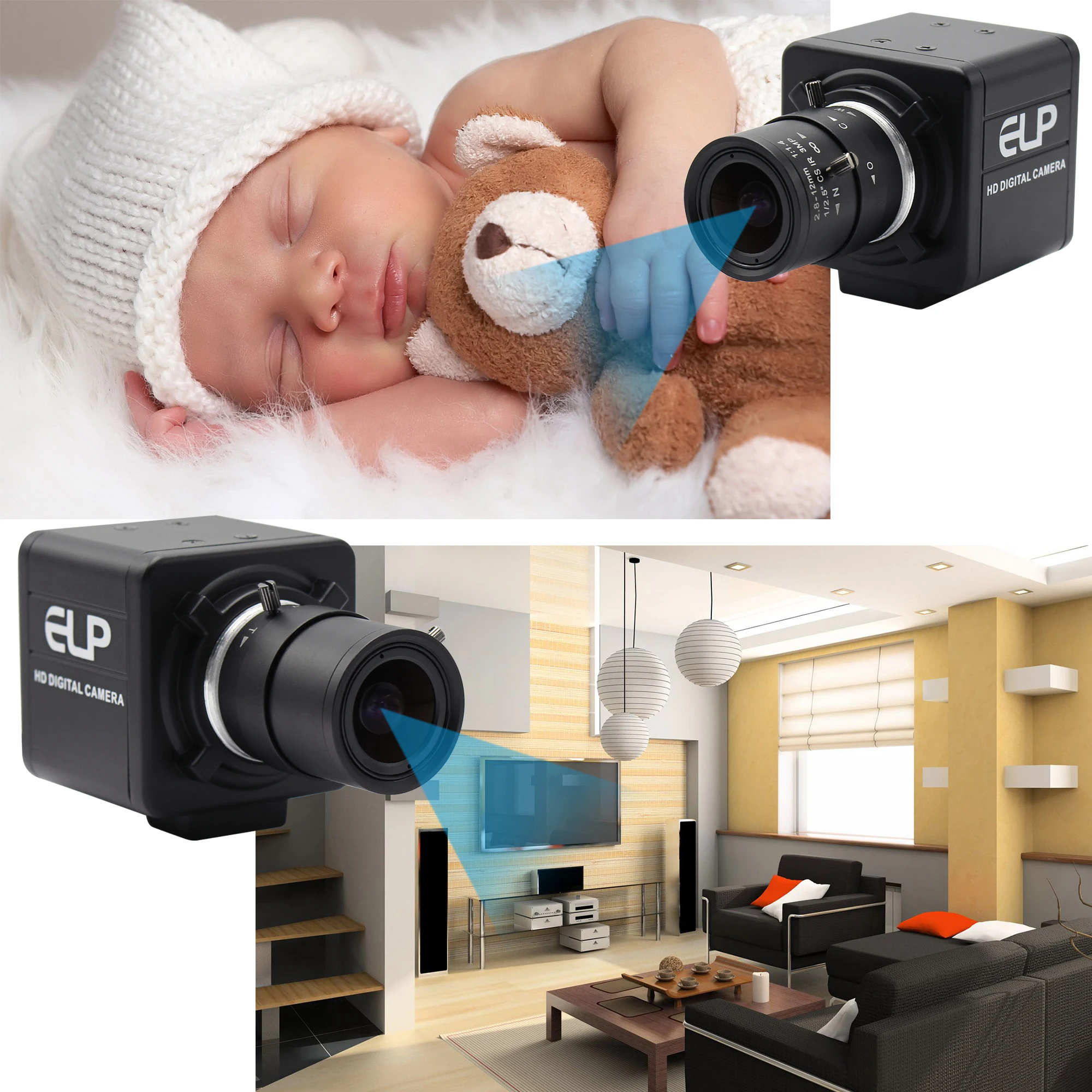 8MP 3264X2448 USB камера машинное видение веб Sony IMX179 2 8 12 мм варифокальный CS Объектив
