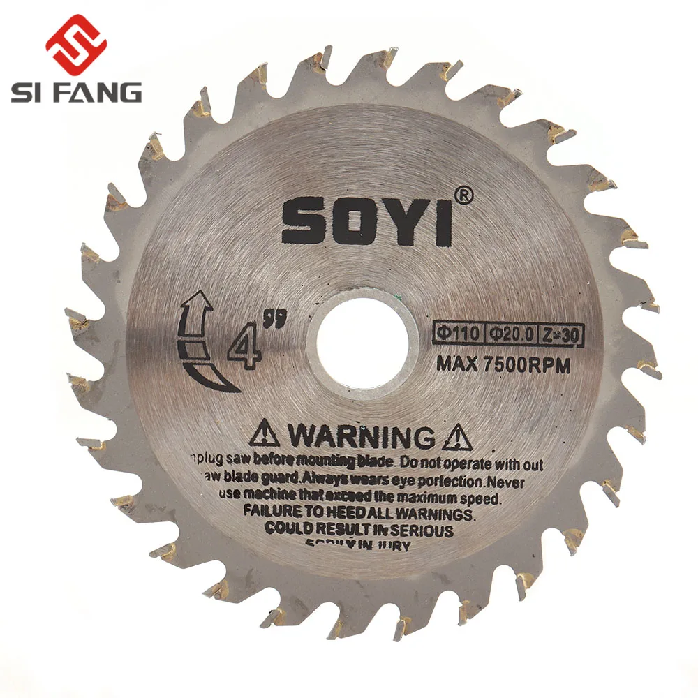 Si fang hss od 110mm id 16-20mm Kreissäge blatt Rotations werkzeug für Metalls ch neider Elektro werkzeug Holz schneid scheiben bohrer – Detail 3