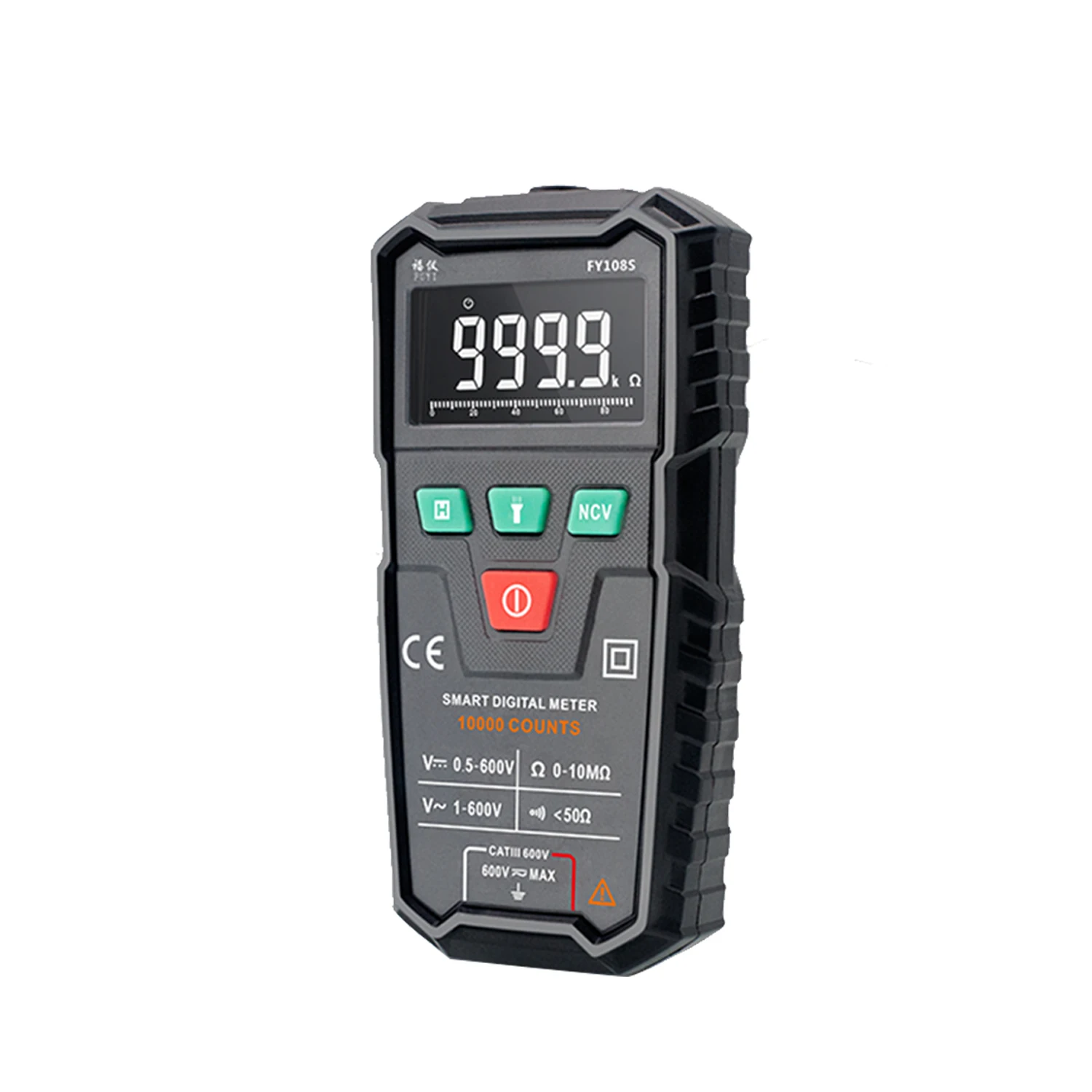 FUYI FY108S 9999 отсчетов True RMS ручной Мини цифровой мультиметр AC/DC непрерывность электрического напряжения зуммер автоматический мультиметр