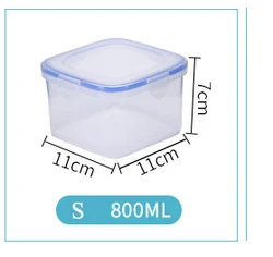 Children's Bento Lunch Box - Durable, Portable Meal Container for School, Office, or Outdoor Picnics; Microwave-Safe, Multiple Sizes Available (800ml)