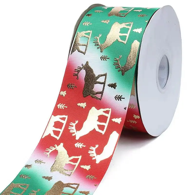 (50 ярдов/партия) заводская цена 3 &quotРождественская серия фольга печатная