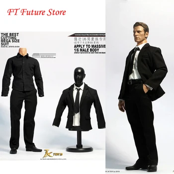 

JXTOYS-034 1:6 Scale Male Figure Accessory Captain America Chris Evans Head Sculpt Gentlemen's Suit Clothes Strong JXS01 Body