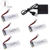 Batería Lipo 1S, 3,7 V, 3,8 V, 500mAh, 721855, 30C, 1S, enchufe con cargador para Dron de carreras de interior, juguetes, baterías de alta calidad, 3,7 V ► Foto 1/6