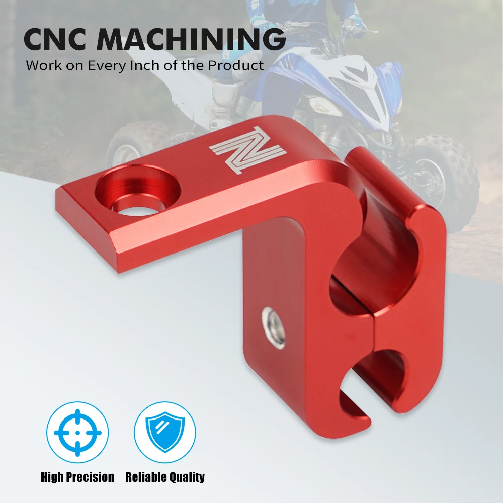 For Yamaha RAPTOR 700 NICECNC Front Brake Line Hose Guide Clamp Holder For Yamaha RAPTOR 700 700R GYTR EDITION SPECIAL EDITION