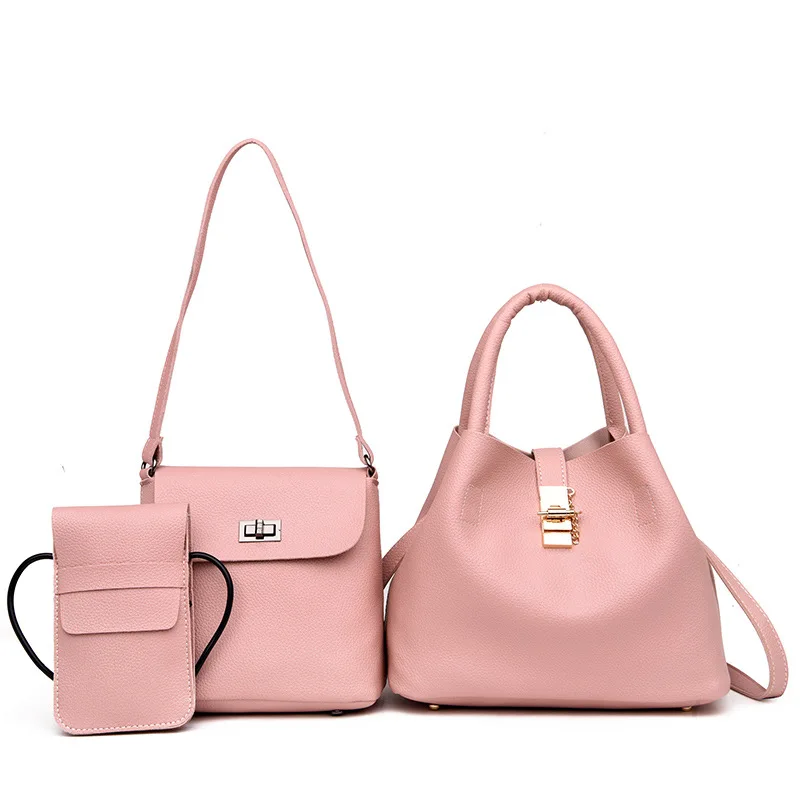

Three-piece Set WOMEN'S Bag Spring And Summer New Style Composite Bags Shoulder Bag