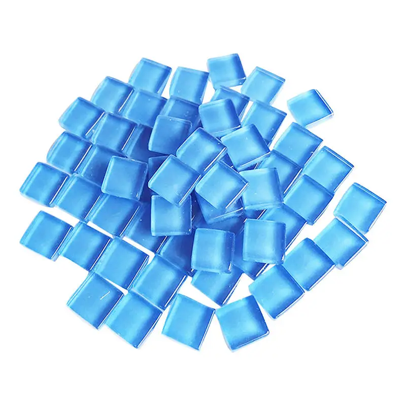 Glass mosaic 100 шт Vitreous керамическая мозаичная плитка настенная DIY Поделки смешанные оптических капель материал "сделай сам" стеклянная мозаика@ 30 - Цвет: Glass mosaic