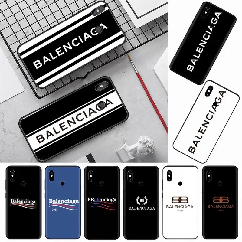 

Luxury Paris Fashion Trend Soft Phone Case Capa For Xiaomi Redmi 7 8 9t a3 9se k20 mi8 max3 lite 9 note 9s 10 pro
