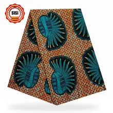 SISI Новое поступление африканская Анкара ткань Новое поступление Лидер продаж Африканский воск набивные ткани африканская ткань хлопок ткань для платья 6 ярдов