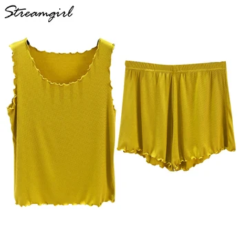 

Streamgirl Top And Shorts Set Women Summer Style Two Piece Ooutfit Casual Loose Sexy 2 Piece Outfits For Women Two-piece Suits