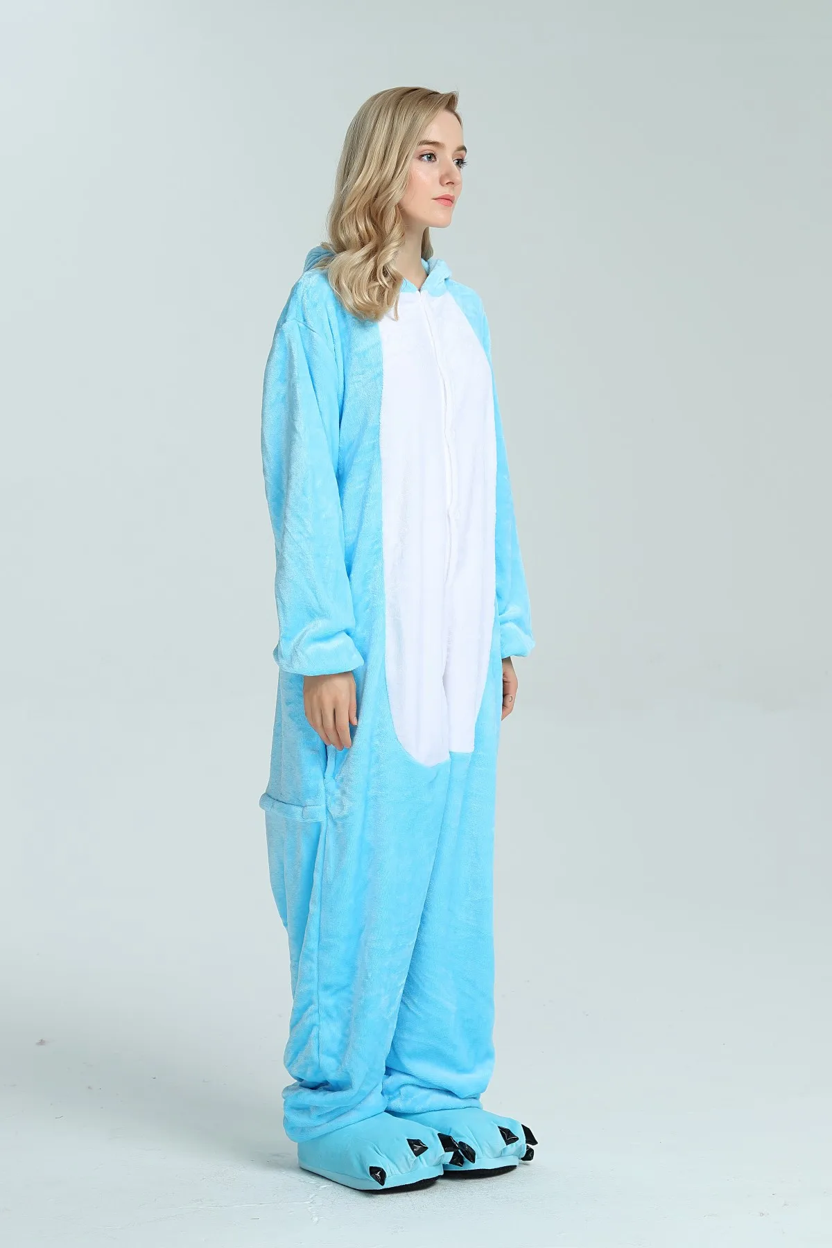 Kigurumi Unicorn Pajama Adult Animal Stitch Onesie Boys Girls Women Men Couple Winter Pajama Suit Sleepwear Flannel Pijama