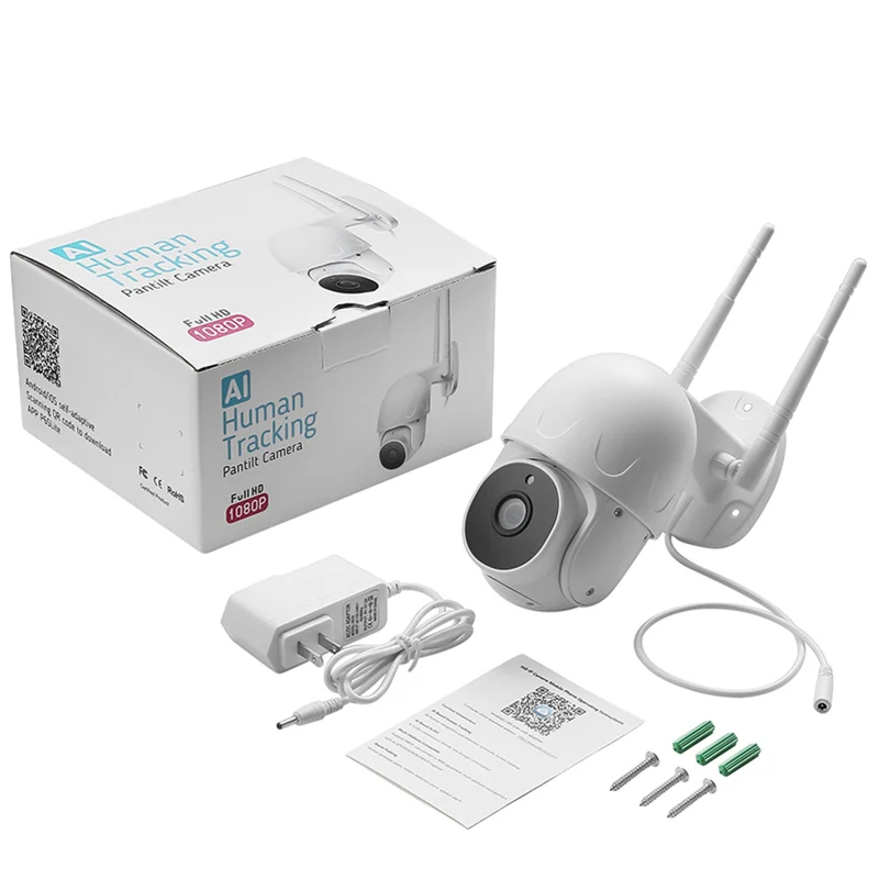 1080P Mini High Speed Dome IP PTZ Camera Auto Body Tracking 360° Mobile Remote View Outdoor Onvif Cloud Storage CCTV Wifi Camera