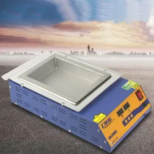 CM-200S бессвинцовый припой горшок с цифровым дисплеем 1500 Вт расплава олова 11,3 кг температура регулируемая плавильная Оловянная печь квадратная Оловянная печь