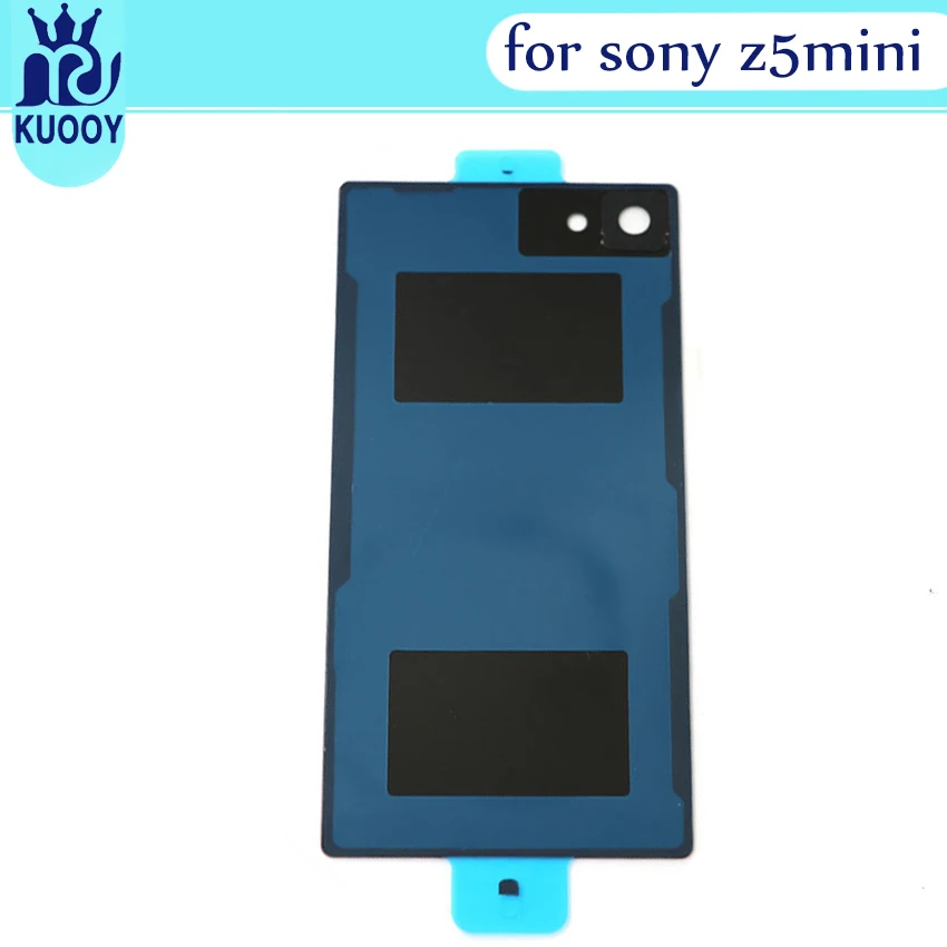 10 шт. Z5 мини задний корпус чехол для sony Xperia Z5 Compact E5803 E5823 задняя крышка батарейного отсека стеклянный чехол с наклейкой