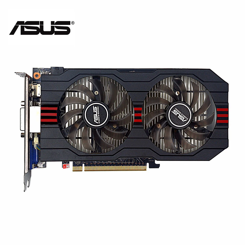 Б/у оригинальные ASUS GTX750Ti DDR5 128 битные настольные видеокарты PCI Express 3 0 100%