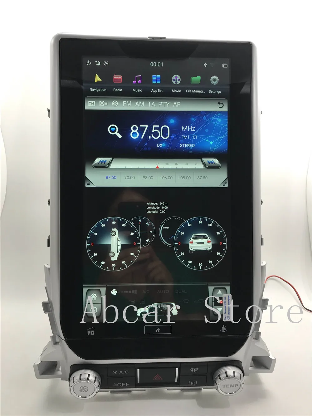 13,6 ''Tesla стиль Android 8,1 PX6 HDMI Автомобильный dvd-плеер gps навигация для Toyota LAND CRUISER LC200 Радио стерео
