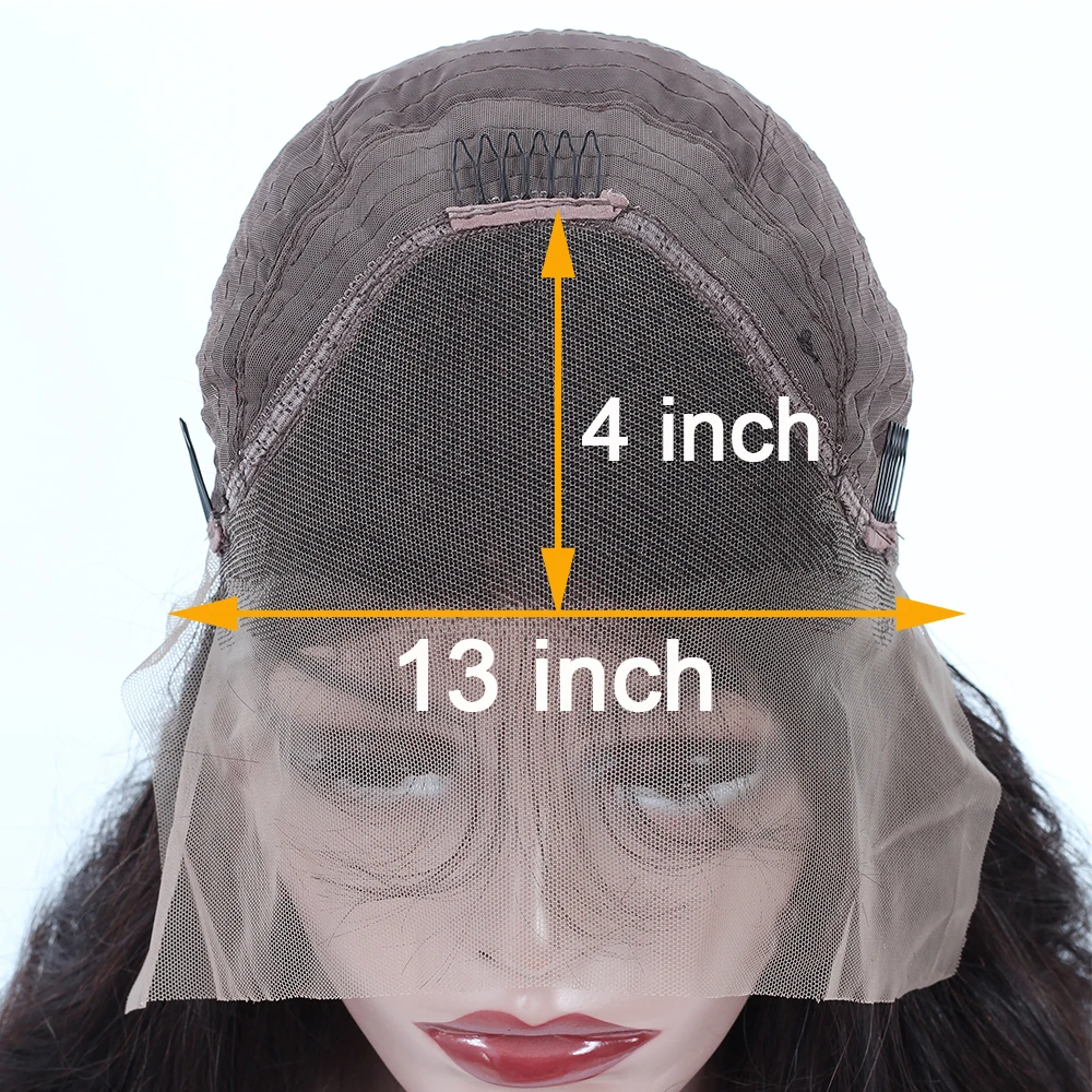 QT 13x4 человеческие волосы на кружеве парики для черных женщин Remy бразильские кудрявые 360 кружевных фронтальных париков - Цвет: 13x4 lace front wig