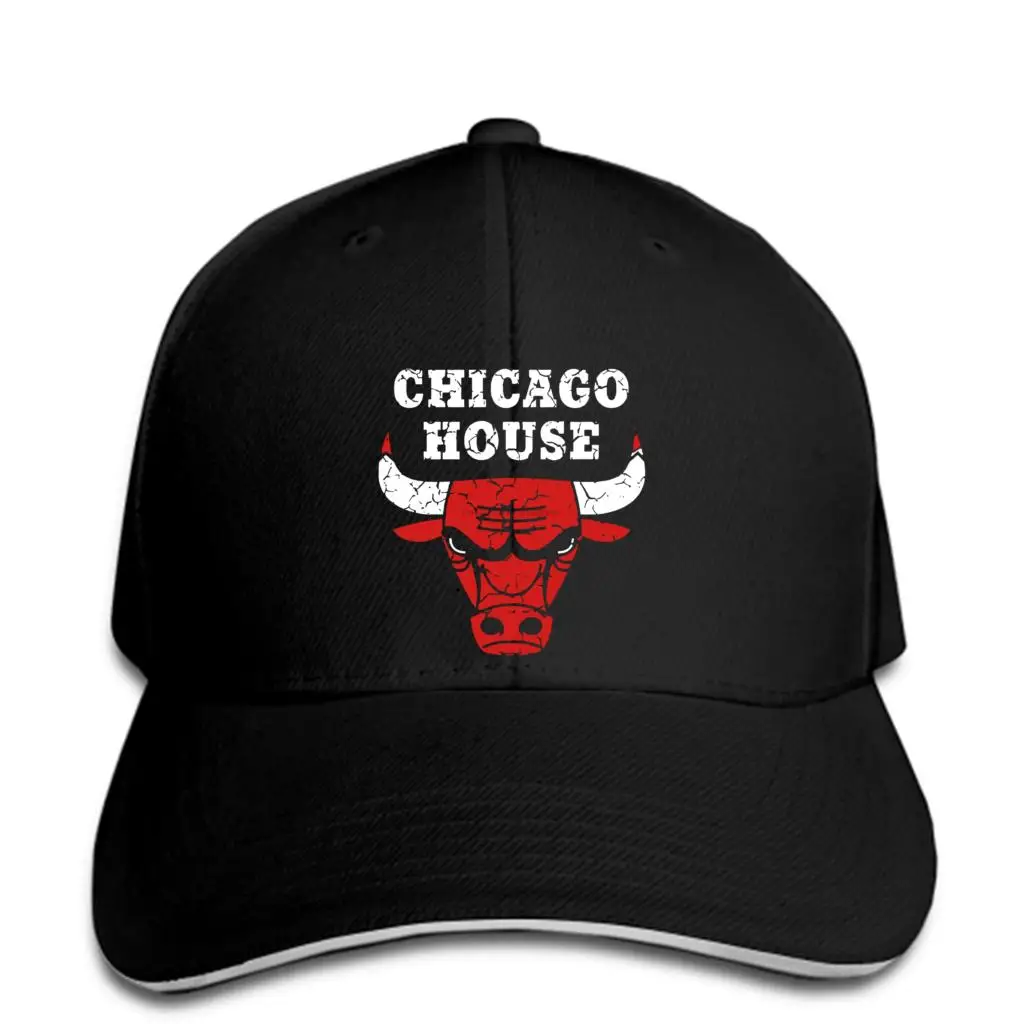 Chicago House бейсболка Винтажный стиль быков франки артикуляции Techno Ibiza snapback шляпа