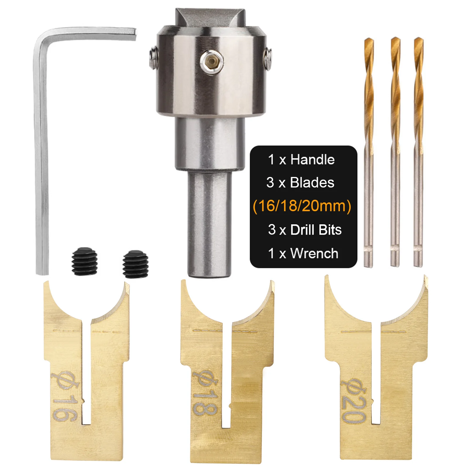 

Premium Beads Drill Bit Carbide Ball Blade Woodworking Milling Cutter Molding Tool Beads Router Bit Drills Bit Set