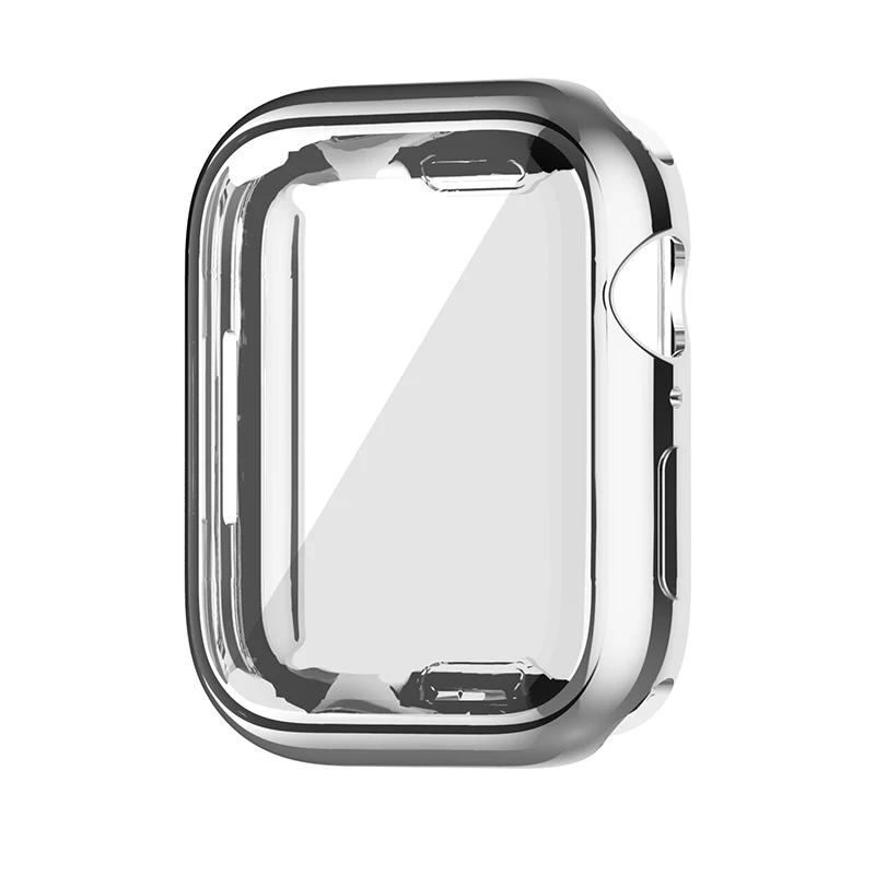 Cover Protector For Apple Watch case 45mm 41mm 44MM 40MM Full TPU Screen Bumper 42mm 38MM accessories iwatch series 7 SE 6 5 4 3