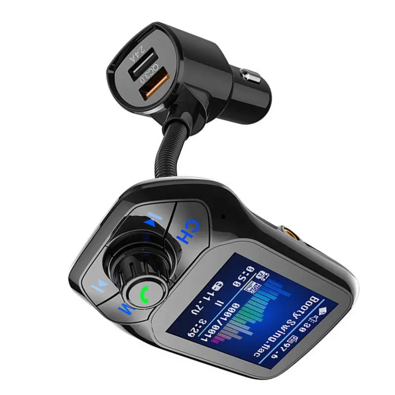 ONEWELL автомобильное двойное USB зарядное устройство QC3.0 Bluetooth 5,0 fm-передатчик автомобильный модулятор Voiture MP3 радио плеер приемник без потерь музыка