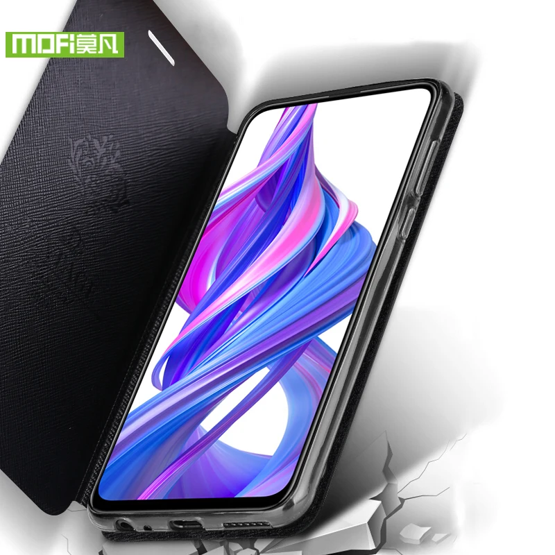 Для huawei Honor 9X Pro Чехол для чехол силиконовый Флип кожаный Mofi противоударный