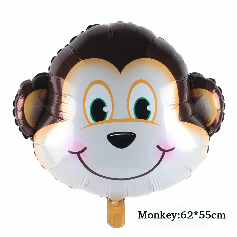 big ballon2 X 1pcs Джунгли животных Слон Лев Обезьяна Жираф Зебра тематические праздничные бумажные чашки на тему Зоопарка Дети День Рождения Декор одноразовая посуда - Цвет: big ballon2 X 1pcs