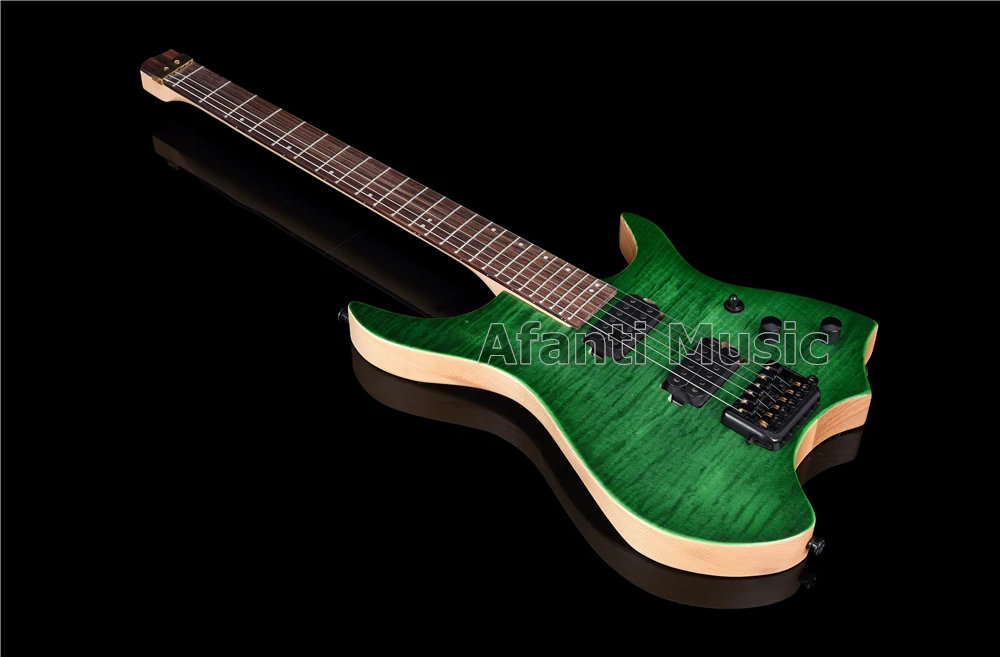 Afanti музыкальная фабрика Безголовый стиль Ash Body Электрогитара(AWT-729