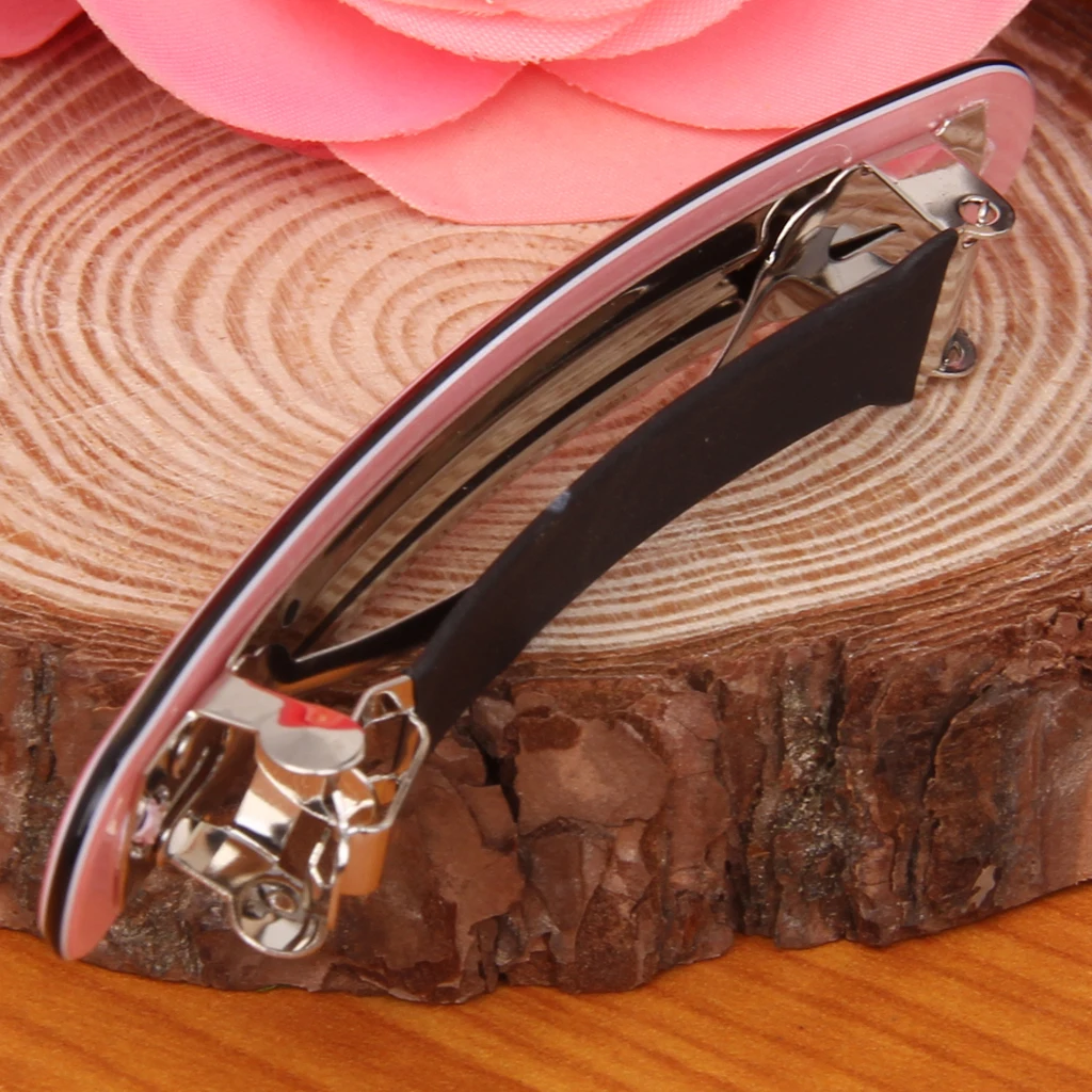 Practical  Lady  Acrylic Hairpin VIntage Barrette Hair Clip Jewelry