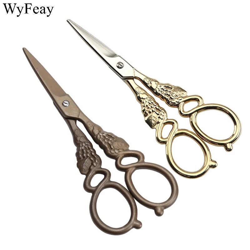 5 " Innovative Zakka Stainless Steel European Embroidery Vintage Scissors Sewing Scissor for Needlework Tailor Shears DIY Tools | Дом и