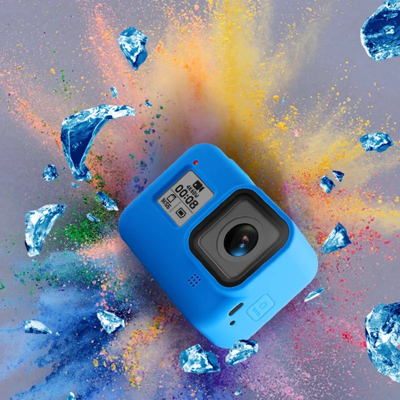 Аксессуары для камеры Go Pro 8, чехол для спортивной экшн-камеры, защитный силиконовый чехол для камеры GoPro Hero 8 Black Hero