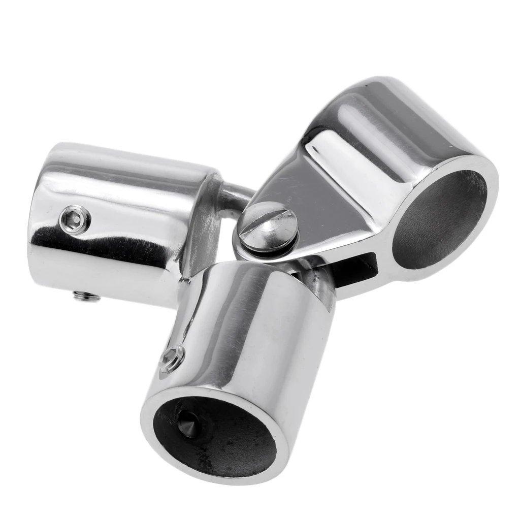 Heavy Duty 316 Stainless Steel Boat Eye End Marine Bimini Top Cap Fittings - 22mm