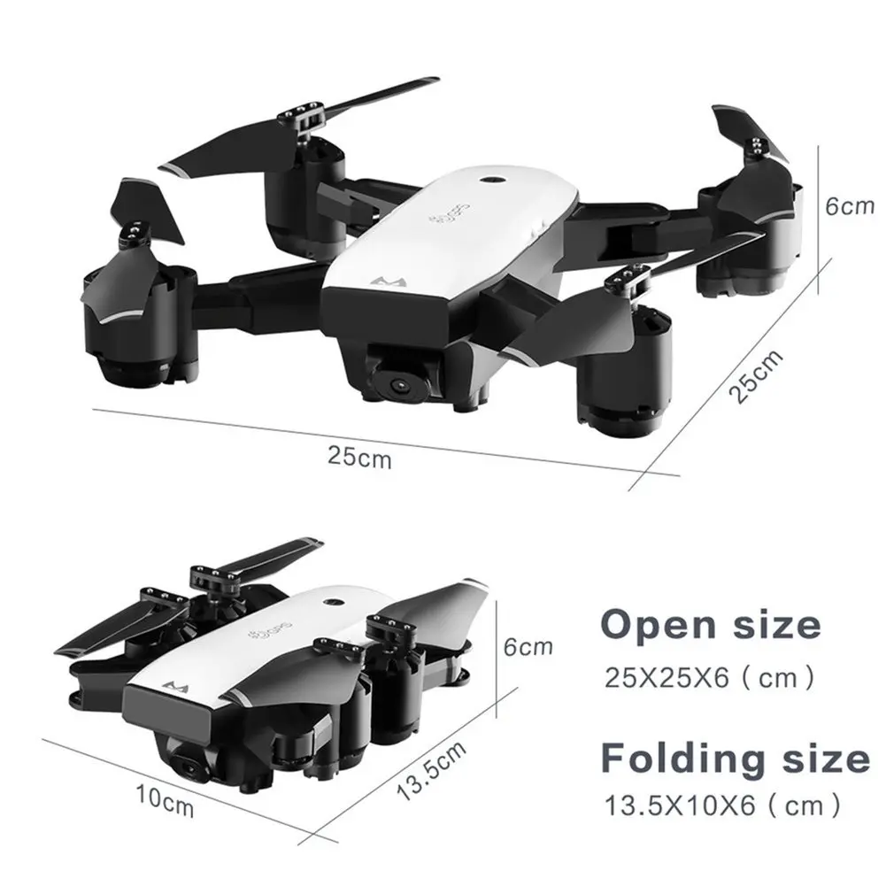 SMRC S20 Складная 6-axis FPV беспилотный Радиоуправляемый летательный аппарат-Квадрокоптер на дистанционном управлении с gps сальто Широкий формат Камера 1080P удержания высоты двойной батареи