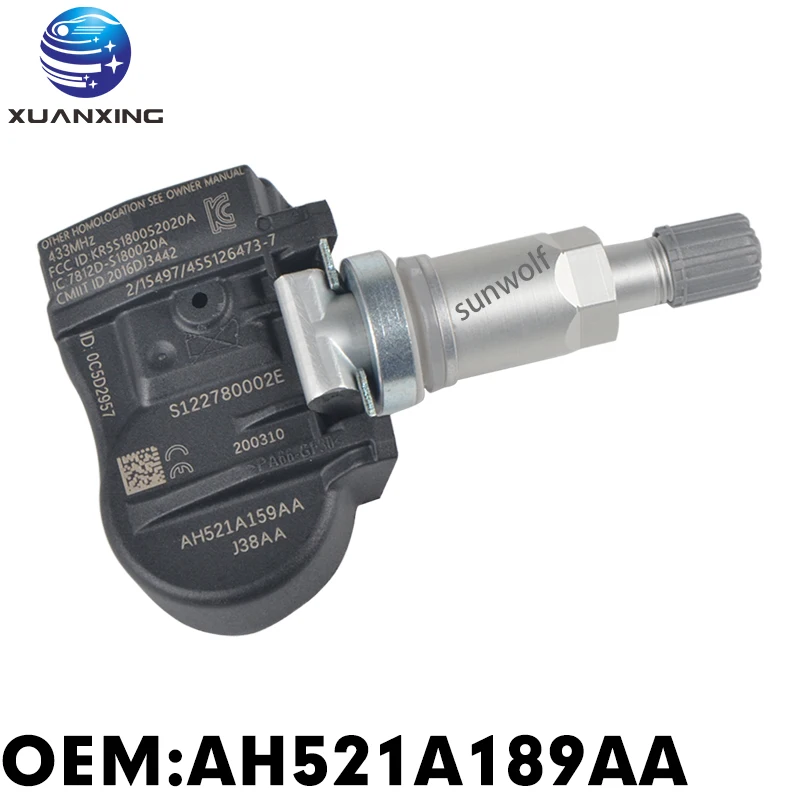 AH521A189AA Tire Pressure Sensor Monitoring System TPMS 433Mhz For Land