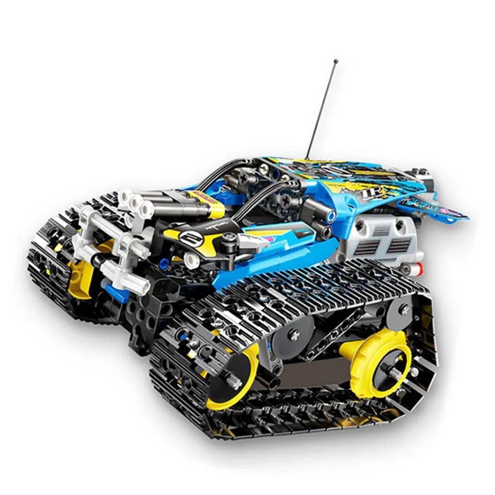 

RC Tracked Stunt Racer Building Blocks Fit Legoing Creator APP Remote Control Car Bricks Toys Gifts For Children