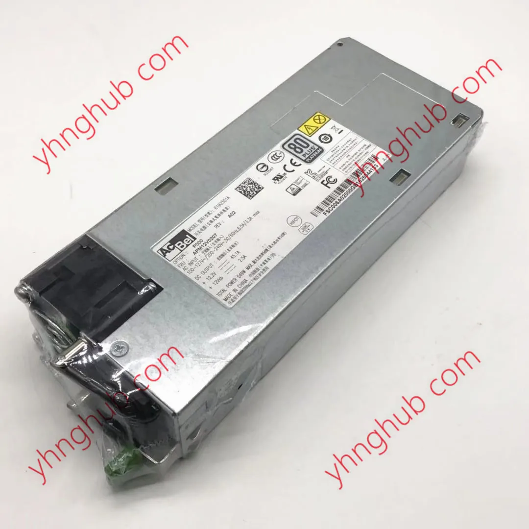 Acbel Polytech R1IA2551A серверный источник питания 550 Вт 2U PSU 1x только модуль | Компьютеры и
