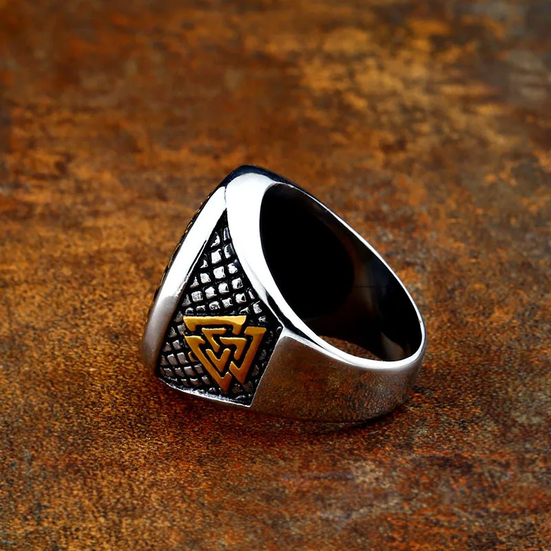 Slavic Compass Ring Steel Warrior Ring Men's Retro Trend Pendant Casual Party Jewelry Gift ring set gold color rings stainless steel ring tibetan silver rings signet ring finger watch ring finger ring gold color ring chain ring half face ring amethyst zirconia ring silver ring opening ring fidget spinner ring sparkling heart ring tungsten ring adjustable rings zircon crystal ring wedding rings moissanite diamond ring color change ring wedding ring ceramic ring animal ring