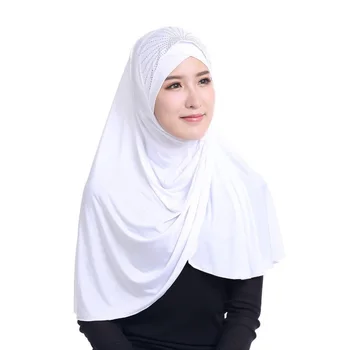 

Fashion Women Scarf Full Cover Muslim Inner Hijab Caps Islamic Turban Head Wear Hats Islamic Underscarf