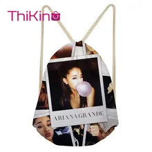 Thikin Ариана Гранде Повседневное мешок на завязках сумка для йоги, спортивная сумка для йоги, рюкзак для малышей в мягкой обложке на низкой подошве; женские пляжные сумка со шнурком мешок