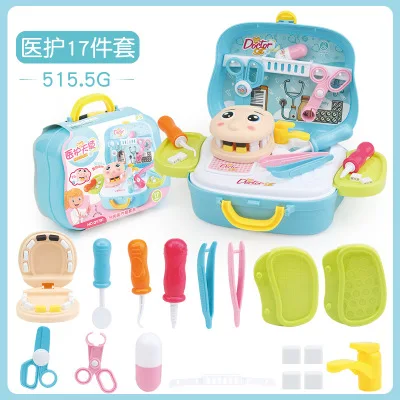 Домашняя игрушка Моделирование чемодана игрушка для игры в повара кухонный инструмент медицинский ролевой Игровой набор - Цвет: Medical equipment