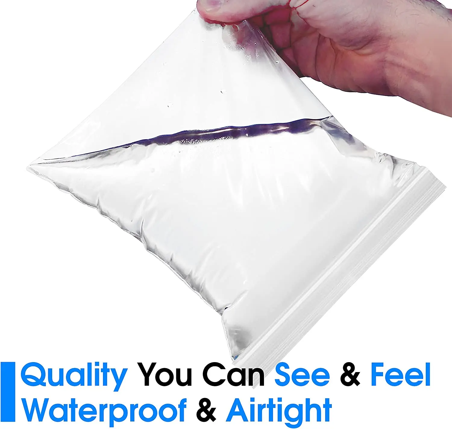 Clear Zip Lock Bag Plastic Packaging  Pouches  Sealing Zipper Plastic Bags Jewelry / Food ziplock Storage Bag